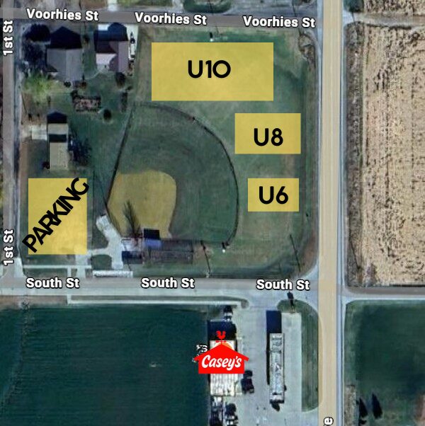 U6–U10 Parking Map